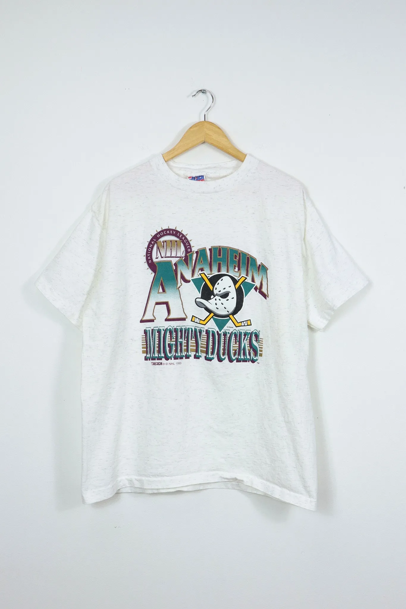Vintage 1993 Deadstock Anaheim Mighty Ducks Tee