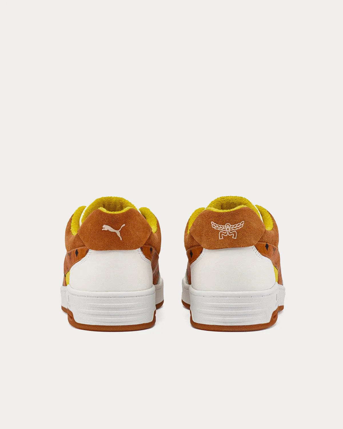 x MCM Slipstream Yellow / Bright White / Vibrant Yellow Low Top Sneakers