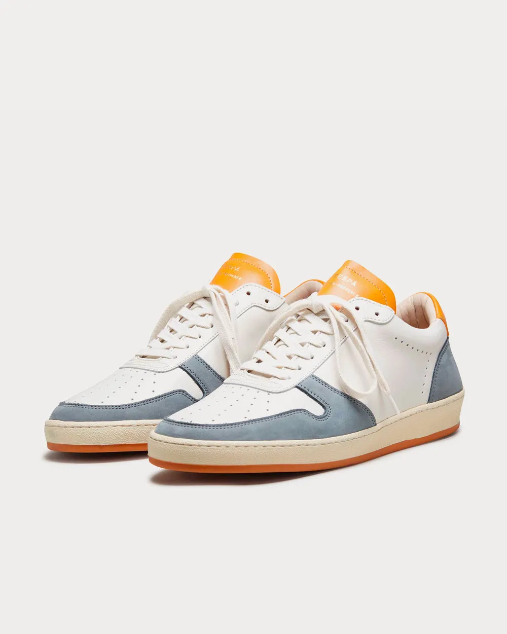 ZSP23 Nappa / Mix Safran / Blue Gris Low Top Sneakers